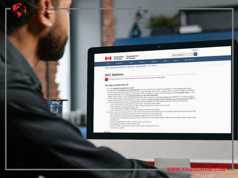راه‌های ارتباطی با اداره مهاجرت کانادا (IRCC)
