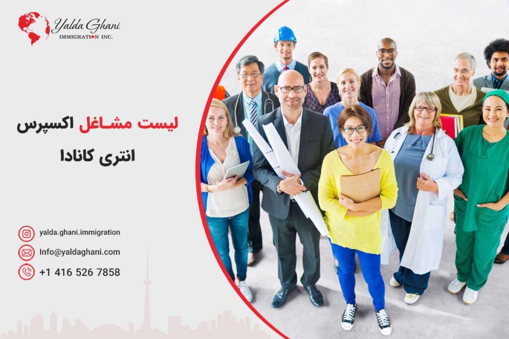 لیست مشاغل اکسپرس اینتری کانادا