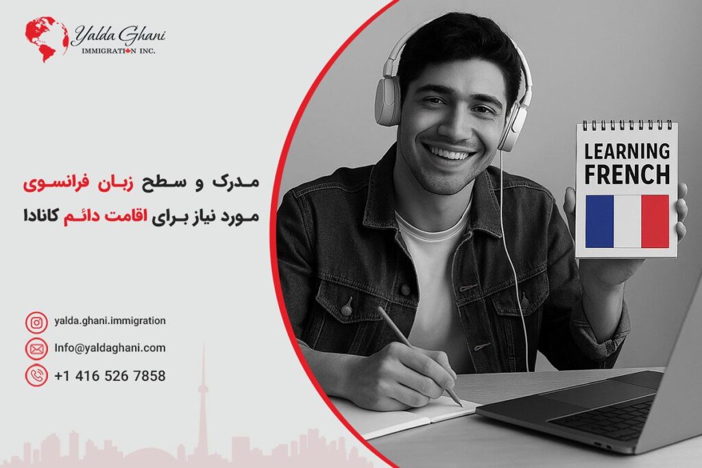 مدرک و سطح زبان فرانسوی مورد نیاز برای اقامت دائم کانادا