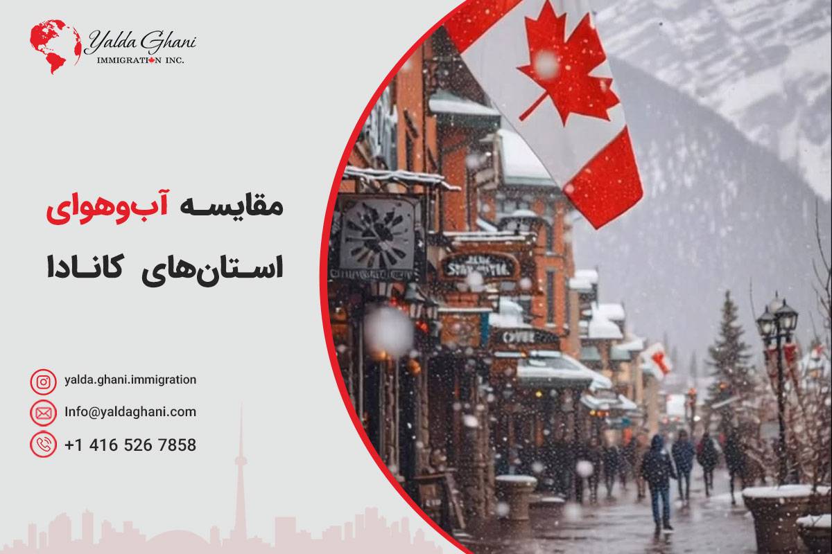 آبوهوای استانهای کانادا
